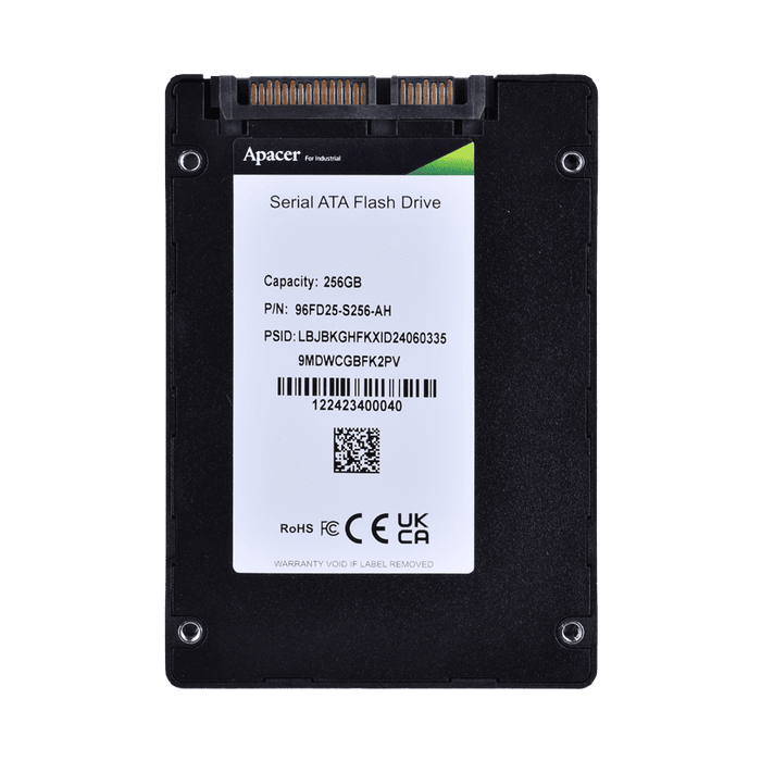 part number 96FD25-S256-AH APACER 2.5" SATA 256G Bics5 TLC  -25°C ~ +85 °C image
