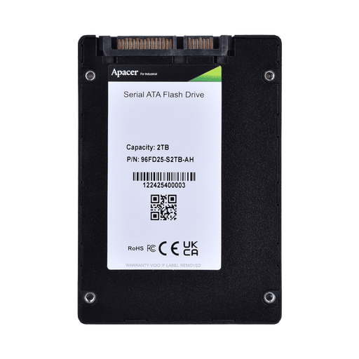 part number 96FD25-S2TB-AH APACER 2.5" SATA 128G Bics5 TLC  -25°C ~ +85 °C image