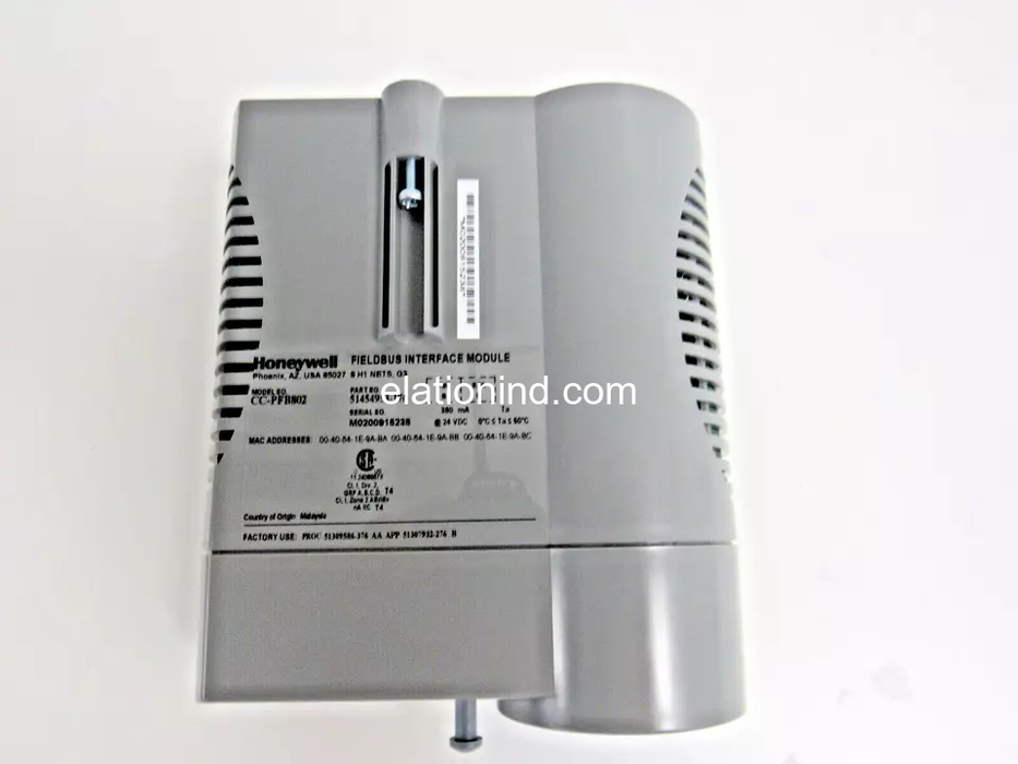 Honeywell CC-PFB802 Fieldbus Interface Module – 8-Network Communication