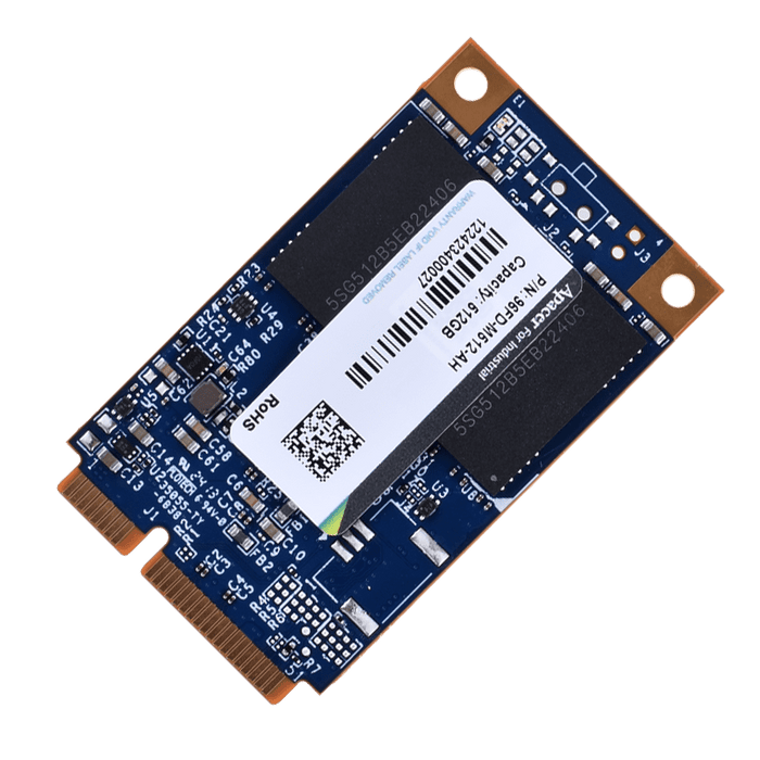 part number 96FD-M512-AH APACER mSATA 512G SATA3 TLC  -25°C ~ +85 °C image