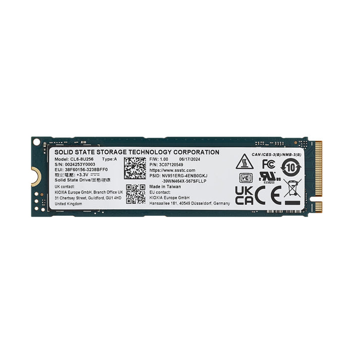 part number 96FD80-P2TB-TS1 SSSTC M.2 2280 2TB NVME G4x4 DRAMLESS SSD image
