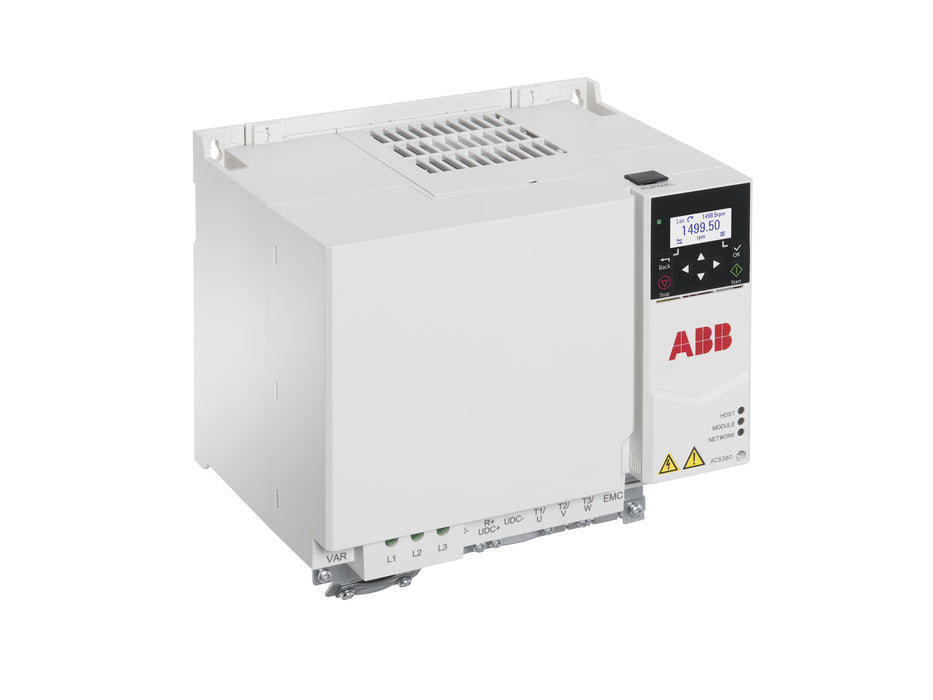 LV AC machinery drive module, IEC: Pn 7.5 kW, 32.0 A, 230 V, UL: Pld 10 Hp, 30.8 A, 208 V (ACS380-040C-032A-2)