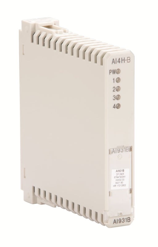 ABB 3KDE175512L9310 AI931B Analog Input, HART (AI4H-B)