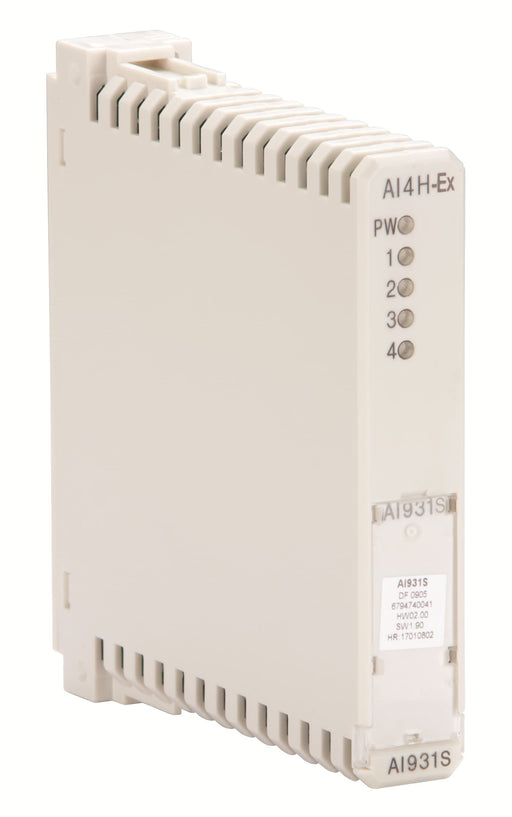 ABB 3KDE175511L9310 AI931S Analog Input, HART (AI4H-Ex)