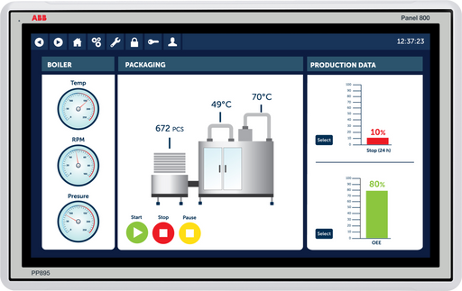 ABB 3BSE092981R1 PP895 Standard Panel 21"