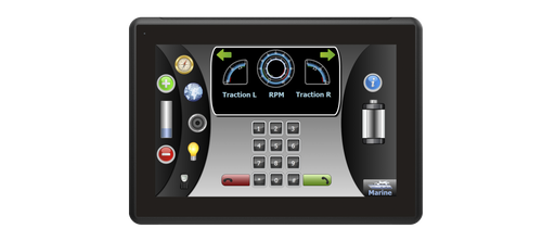 ABB 3BSE092982R1 PP875M Black Panel 7"