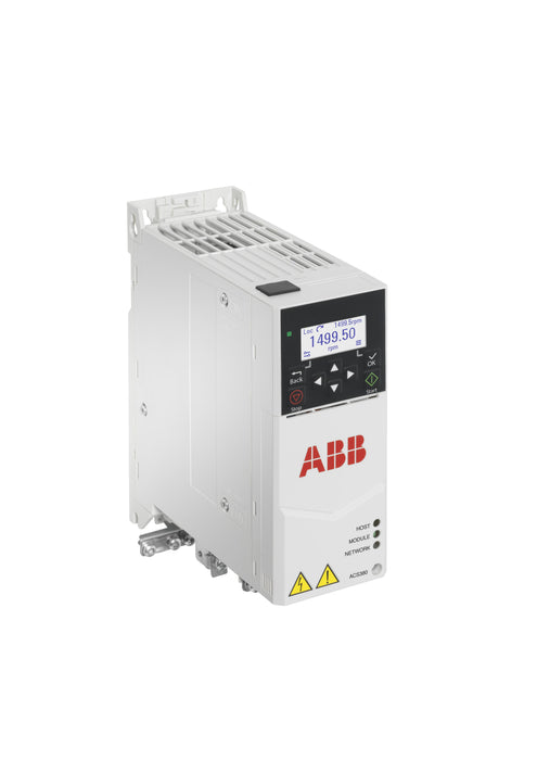 LV AC machinery drive module, IEC: Pn 0.55 kW, 3.7 A, 230 V, UL: Pld 0.75 Hp, 3.5 A, 208 V (ACS380-042C-03A7-1)