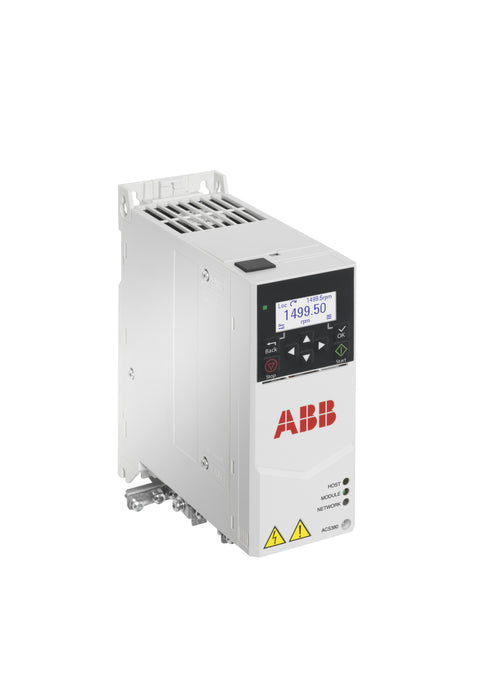 LV AC machinery drive module, IEC: Pn 1.5 kW, 4.0 A, 400 V, UL: Pld 2 Hp, 3.4 A, 480 V (ACS380-042C-04A0-4)