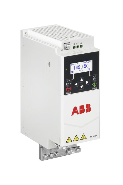 LV AC machinery drive module, IEC: Pn 3 kW, 7.2 A, 400 V, UL: Pld 3 Hp, 6.0 A, 460 V (ACS180-04N-07A2-4)