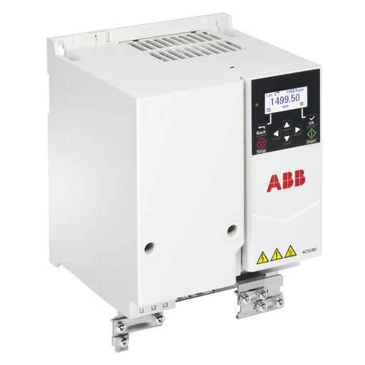 LV AC machinery drive module, IEC: Pn 11 kW, 25.0 A, 400 V, UL: Pld 15 Hp, 21.0 A, 460 V (ACS180-04S-25A0-4)