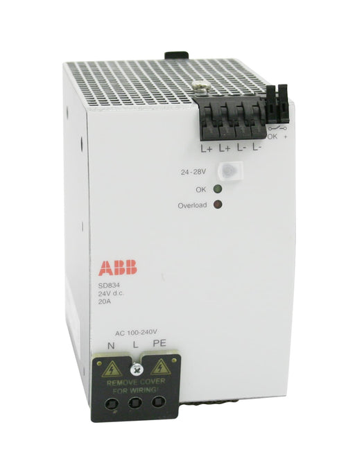 ABB 3BSC610067R1 SD834 Power Supply, 20A