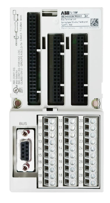 ABB 3BDH000397R0001 TU 709F Terminal Unit, 24 VDC