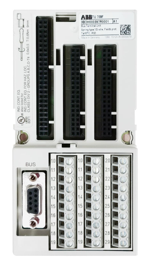 ABB 3BDH000397R0001 TU 709F Terminal Unit, 24 VDC