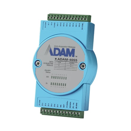 part number ADAM-4055-C 8DI/8DO Modbus RS-485 Remote I/O image