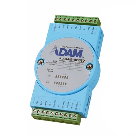 part number ADAM-4056SO-B 12DO(Source type) Modbus RS-485 Remote I/O image