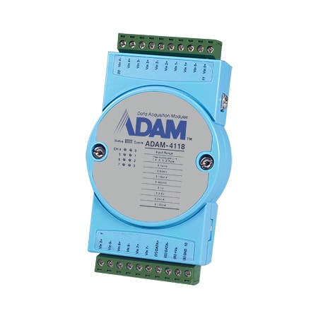 part number ADAM-4118-C 8Thermocouple Robust Modbus RS-485 Remote I/O image