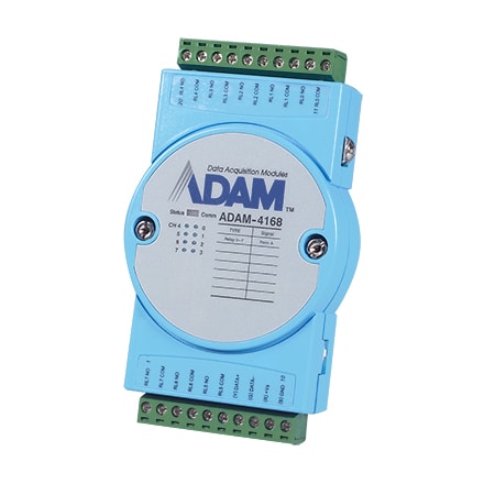 part number ADAM-4168-C 8Relay Robust Modbus RS-485 Remote I/O image