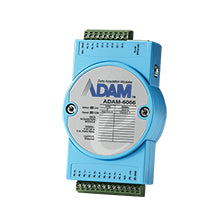part number ADAM-6066-D 6Pwer Relay/6DI IoT Modbus/SNMP/MQTT Ethernet Remote I/O image