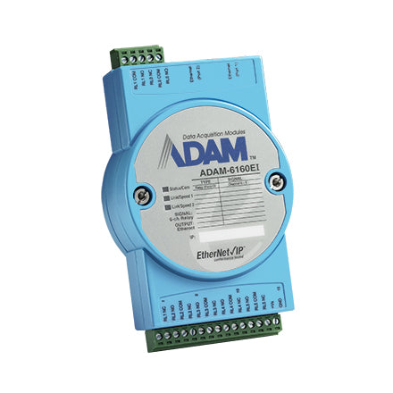 part number ADAM-6160EI-AE 6Relay EtherNet/IP Fieldbus Remote I/O image
