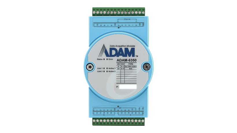 part number ADAM-6350-A1 18DI/18DO IoT Modbus/OPC UA Ethernet Remote I/O image