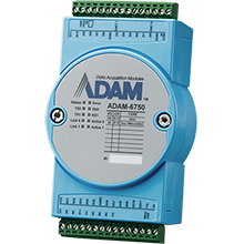 part number ADAM-6750-A 12DI/12DO Intelligent I/O Gateway image
