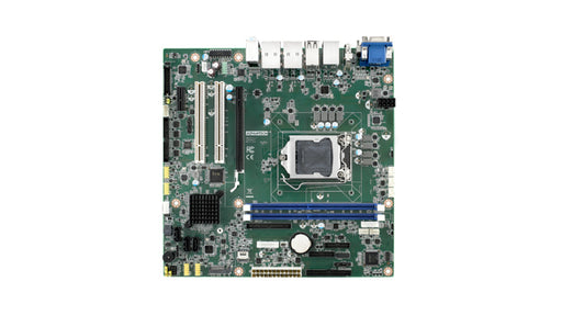 AIMB-506F-00A2E Micro-ATX motherboard with Intel 8th/9th Gen CPU and flexible display