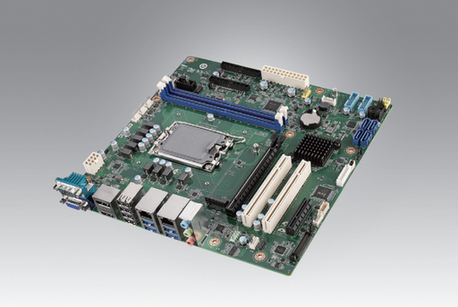 AIMB-508HM-EAA1 MicroATX Motherboard with Intel® 12th/13th/14th Gen CPU, Triple Display, Dual LAN, and Industrial I/O