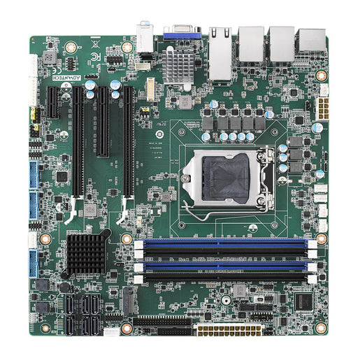 part number AIMB-587QG2-00A1E LGA1200 mATX 2DP/6SATA/6COM/12USB/2GbE/Q470E image