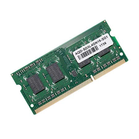 part number AQD-SD3L4GN16-SG1 Advantech 4G SO-DDR3-1600 204Pin 512MX8 1.35V Unbuffered Samsung Chip image