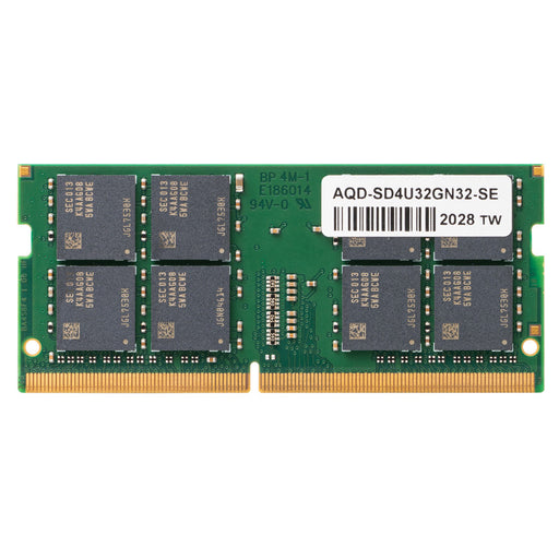 part number AQD-SD4U32GN32-SB 32GB DDR4 SODIMM-3200 2GbX8 SAM image