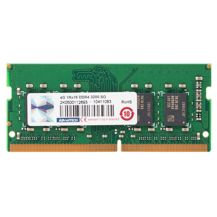 part number AQD-SD4U4GN32-SP 4GB DDR4 SODIMM-3200 512Mbx16 SAM image