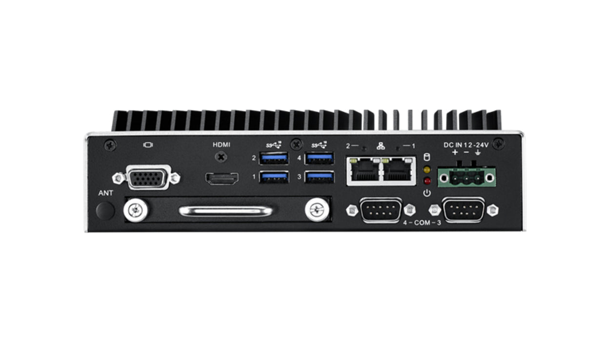 Advantech ARK-1551 slim fanless embedded box PC with Intel 8th Gen processor