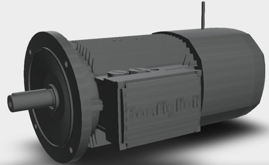 Bonfiglioli BE90L2IE2FDR : BE90L2IE2FDR - 3.00 HP 2.20 KW 2 POLE 3000RPM B5 FLANGE MTG FR.90L IE2 FDR MOTOR