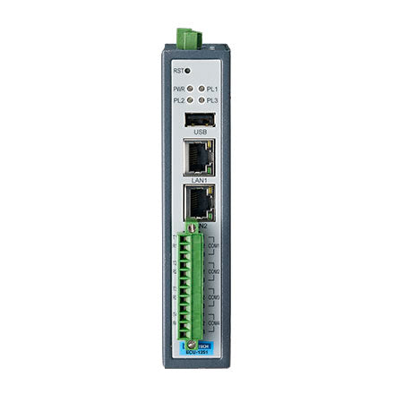 part number ECU-1251TL-R10AAE A8 800MHz, 2xLAN, 4xCOM, 1xmPCIe IoT Gateway with EdgeLink image
