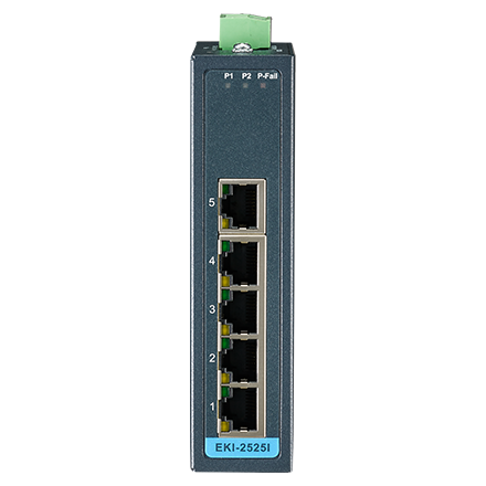 part number EKI-2525I-BE 5 10/100Mbps Unmanaged Ethernet Switch,  -40~75? image