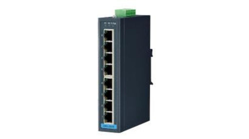 Advantech EKI-2528C-IN 8-Port Unmanaged Ethernet Switch front view