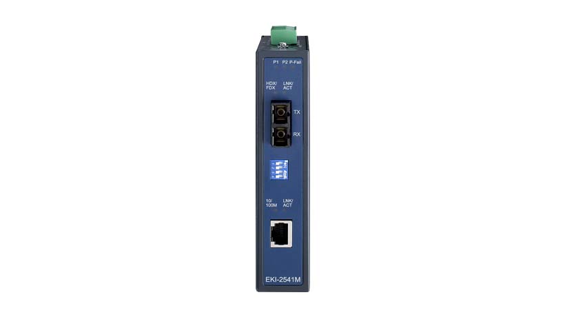 part number EKI-2541S-BE Media Converter, 100Mbps, Single mode 1310nm, 30km, SC image