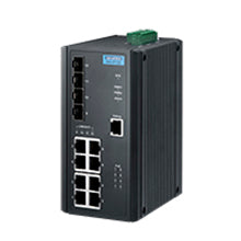 part number EKI-2712G-4FPI-AE 12 Port Gigabit Unmanaged Ethernet Switch with 8 PoE+ port,-40~75?,48VDC image