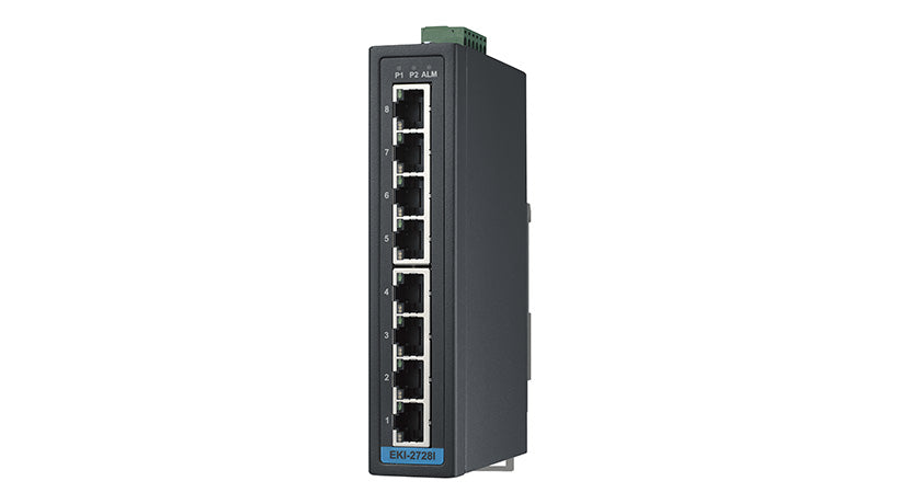part number EKI-2728-D CONTACT ADVANTECH FOR PRICING -- 8-port Ind. Unmanaged GbE Switch image
