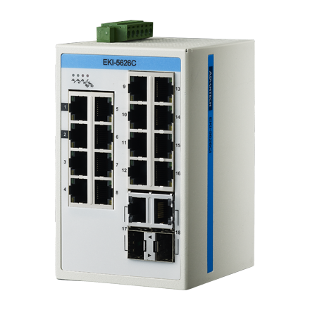 part number EKI-5626CI-AE 16+2G port Gigabit Unmanaged Ethernet Switch, ATEX/C1D2, -40~75? image