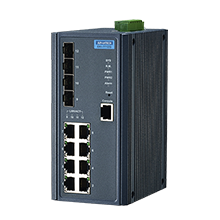 part number EKI-7712G-4FI-AE 12 port Full Gigabit Managed Ethernet Switch, -40~75? image