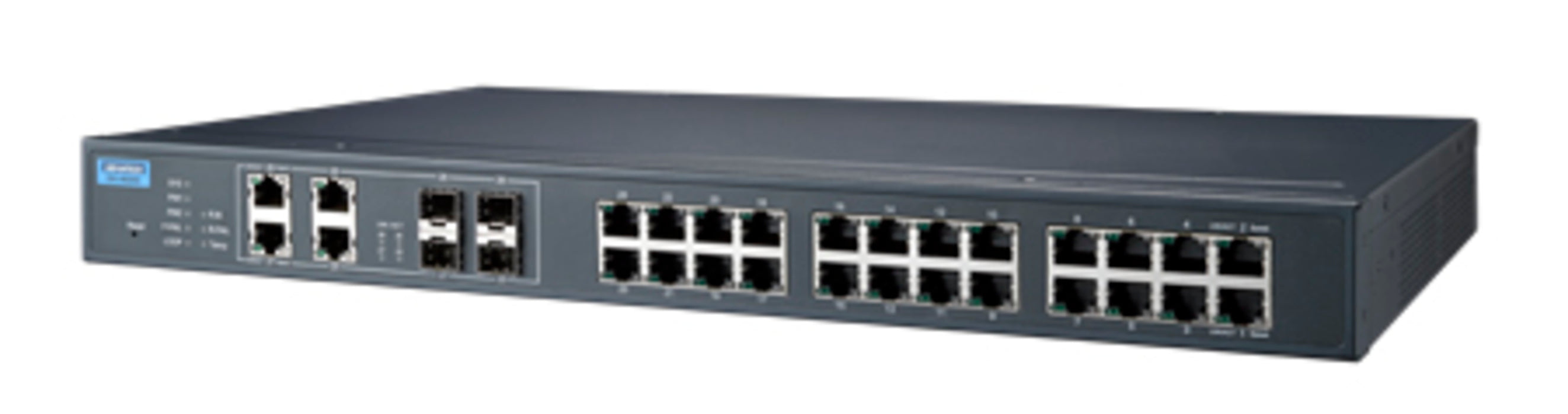Advantech EKI-9628G-4CI-AE | 28-Port L3 Managed Industrial Ethernet Switch