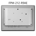 part number FPM-212-R8AE 12.1" XGA Ind. Monitor, w/Resistive TS image