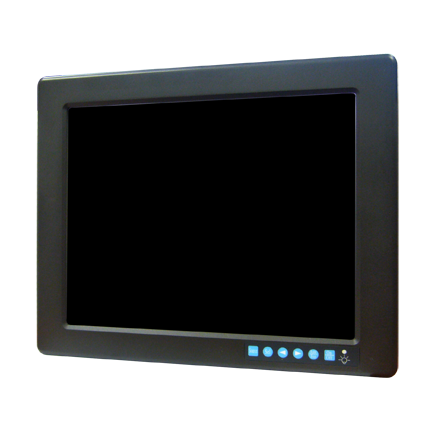 part number FPM-3121G-R3BE 12.1" XGA Industrial Monitor with Resistive Touchscreen, Direct-VGA, DVI and Wide Operating Temperature image