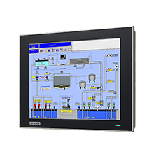 part number FPM-7121T-R3AE 12.1" XGA Industrial Monitor with Resistive Touchscreen, Direct-VGA/DP and Wide Operating Temperature Range image
