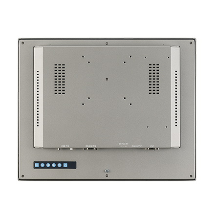 part number FPM-7151T-R3AE 15” XGA Industrial Monitor with Resistive Touch Control, Direct VGA/DP, and Wide Operating Temperature Range image