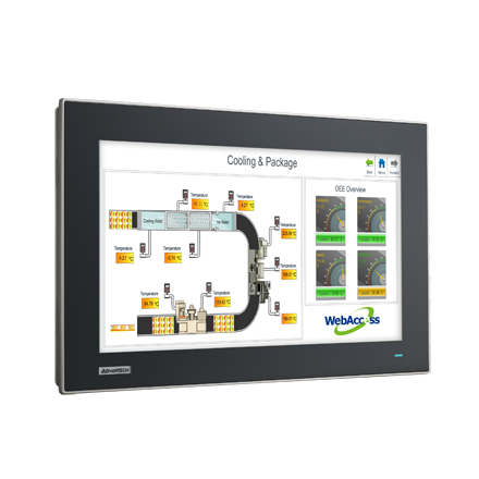 part number FPM-7151W-P3AE 15.6" WXGA Industrial Monitor with PCAP Touch Control, Direct VGA, and DVI Ports image