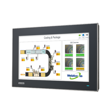 part number FPM-7151W-P3AE 15.6" WXGA Industrial Monitor with PCAP Touch Control, Direct VGA, and DVI Ports image