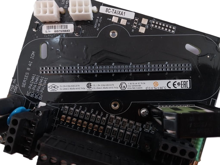 Closeup view of Honeywell 8C-TAIXA1 Analog Input IOTA Module