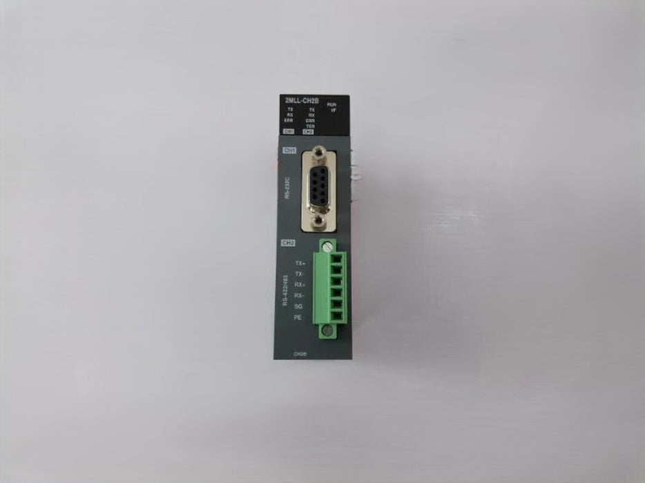 Honeywell 2MLL‑CH2B‑CC front view of MasterLogic‑200 serial link module